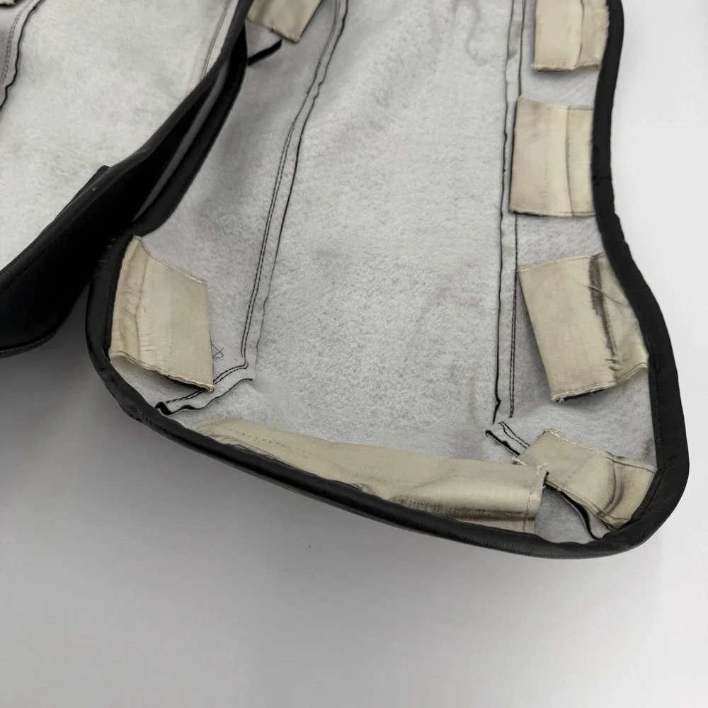 Harley-Davidson Touring Saddlebag Lid Bra Covers Black Leather Tank Covers Lot